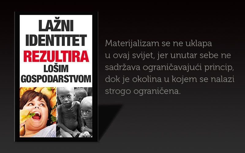 LAŽNI IDENTITET REZULTIRA lošim gospodarstvom