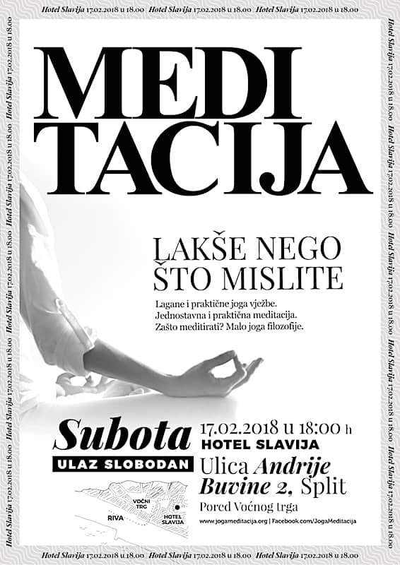 Meditacija lakše nego što mislite 17.02.2018
