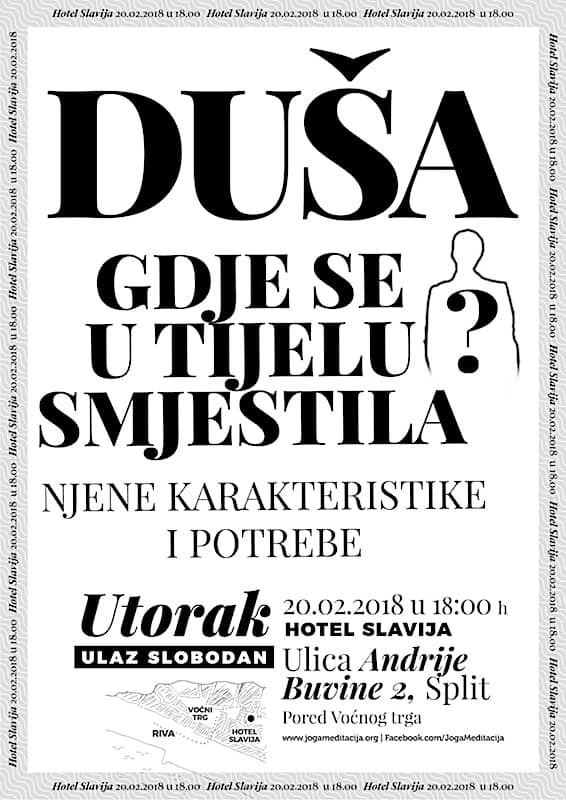 Duša,  gdje se u tijelu smjestila, njene karakteristike i potrebe 20.02.2018