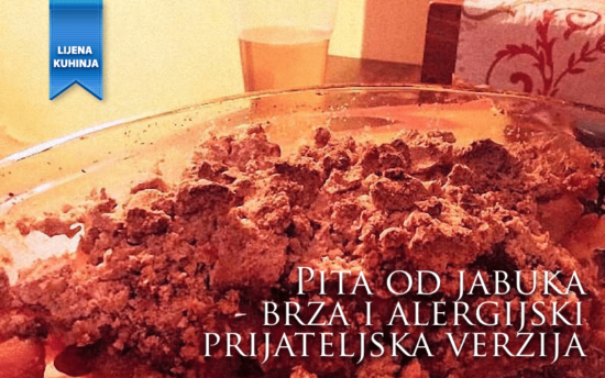 Pita od jabuka - brza i alergijski prijateljska verzija