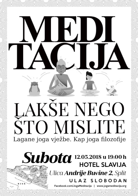 Meditacija Meditacija lakše nego što mislite 12.05.2018